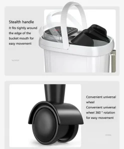 The Relaxation Nook Massageprodukte|Gesundheits-Gadgets-Beheiztes Fußbad – Automatisches Vibrationsmassagebad