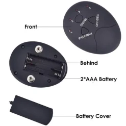 The Relaxation Nook Massageprodukte|Gesundheits-Gadgets-Beheiztes Fußmassagegerät – Elektrischer EMS-Entspannungsstimulator