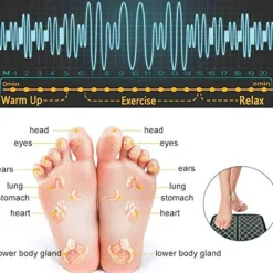 The Relaxation Nook Massageprodukte|Gesundheits-Gadgets-Beheiztes Fußmassagegerät – Elektrischer EMS-Entspannungsstimulator