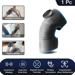 The Relaxation Nook Mobilitäts- Und Support-Tools|Massageprodukte-Beheiztes Kniemassagegerät – Elektrisches Schmerzlinderungskissen