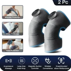 The Relaxation Nook Mobilitäts- Und Support-Tools|Massageprodukte-Beheiztes Kniemassagegerät – Elektrisches Schmerzlinderungskissen