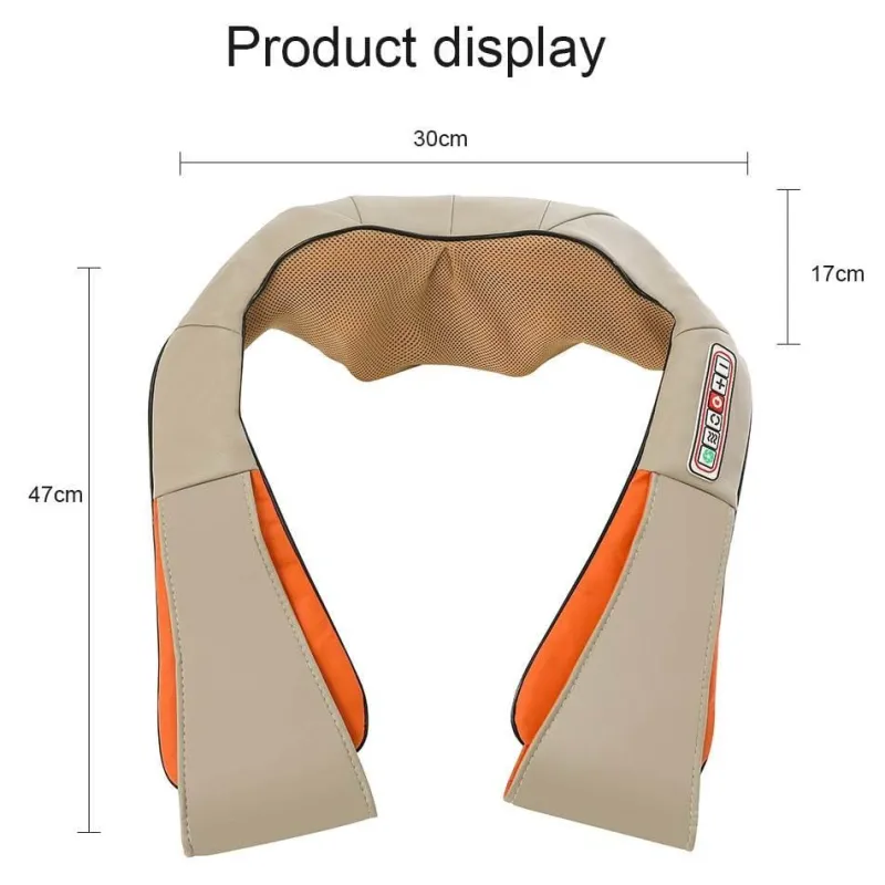 The Relaxation Nook Massageprodukte|Gesundheits-Gadgets-Beheiztes Nacken- und Rückenmassagegerät – Tragbares Gerät zur Schmerzlinderung