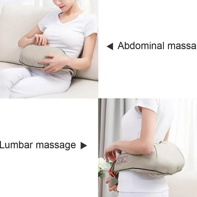 The Relaxation Nook Massageprodukte|Gesundheits-Gadgets-Beheiztes Nacken- und Rückenmassagegerät – Tragbares Gerät zur Schmerzlinderung