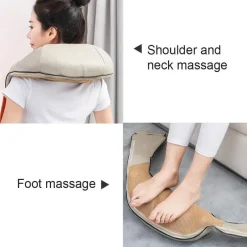 The Relaxation Nook Massageprodukte|Gesundheits-Gadgets-Beheiztes Nacken- und Rückenmassagegerät – Tragbares Gerät zur Schmerzlinderung