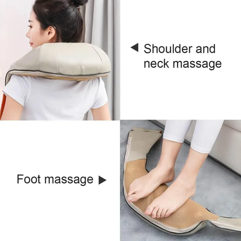 The Relaxation Nook Massageprodukte|Gesundheits-Gadgets-Beheiztes Nacken- und Rückenmassagegerät – Tragbares Gerät zur Schmerzlinderung