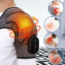 The Relaxation Nook Massageprodukte|Gesundheits-Gadgets-Beheiztes Schultermassagegerät – Elektrisches Gerät zur Schmerzlinderung und Entspannung