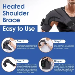 The Relaxation Nook Massageprodukte|Gesundheits-Gadgets-Beheiztes Schultermassagegerät – Elektrisches Gerät zur Schmerzlinderung und Entspannung