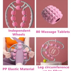 The Relaxation Nook Frauenpflege|Körperpflege-Beinmassagegerät – Komfort-Relaxer mit mehreren Rädern