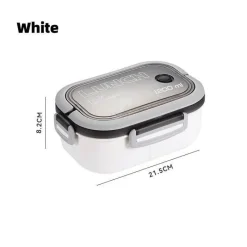 Tom Küche & Esszimmer-Bento-Lunchbox für Kinder – 2-lagiger, mikrowellengeeigneter Lebensmittelbehälter für die Schule und Outdoor-Aktivitäten