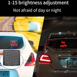 Wild u0026 Free Gear Autozubehör|Automobilindustrie-Benutzerdefiniertes LED-Auto-Anzeigeschild - Personalisiertes elektronisches Message Board