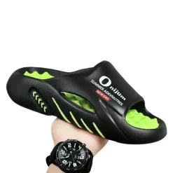 Trail Tech Outdoor-Gadgets|Outdoor-Artikel-Bequeme orangefarbene Strandpantoffeln mit massierendem Fußbett für ganztägige Entspannung