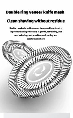 PureGlow Frauenpflege|Körperpflege-Über USB wiederaufladbarer Elektrorasierer für Männer, leistungsstarker, wasserdichter Rasierer