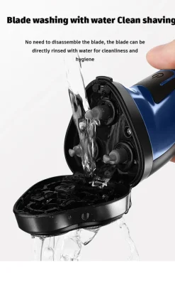 PureGlow Frauenpflege|Körperpflege-Über USB wiederaufladbarer Elektrorasierer für Männer, leistungsstarker, wasserdichter Rasierer