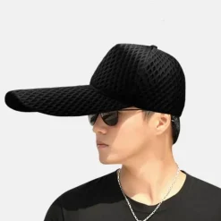 Wilderness Haven Outdoor-Artikel|Camping Im Freien-Übergroße Baseballmütze mit Sonnenschutz – Größe L