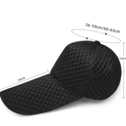 Wilderness Haven Outdoor-Artikel|Camping Im Freien-Übergroße Baseballmütze mit Sonnenschutz – Größe L