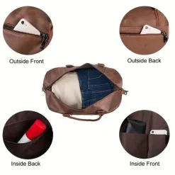 BagAura Taschen & Geldbörsen-Übergroße Wochenendtasche – Großes Handgepäck für Männer & Frauen