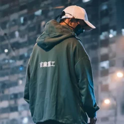 Damen Everly u0026 Lace Damenbekleidung-Übergroßer Hip-Hop-Hoodie – Japanischer Streetwear-Pullover