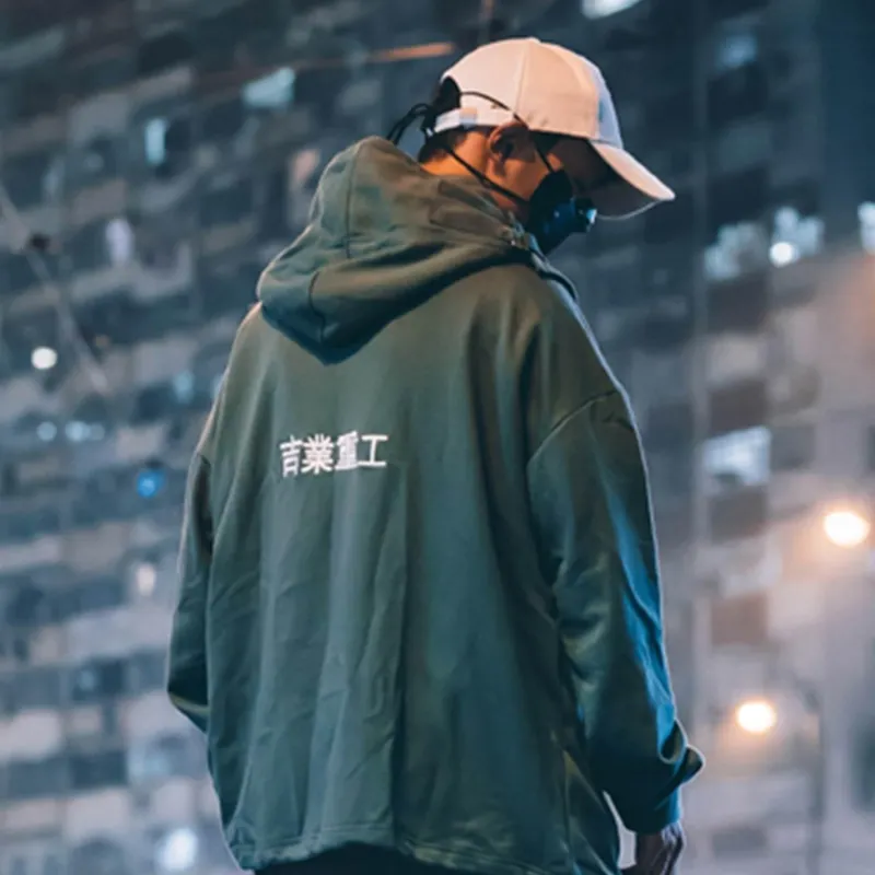 Damen Everly u0026 Lace Damenbekleidung-Übergroßer Hip-Hop-Hoodie – Japanischer Streetwear-Pullover