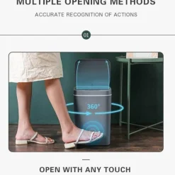 Comfort u0026 Style Gadgets Für Zuhause-Berührungsloser automatischer Mülleimer – intelligenter Sensor-Abfalleimer