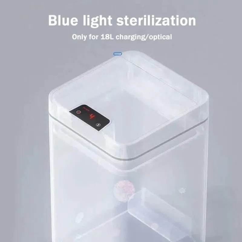 The Decor Haven Küche & Esszimmer|Gadgets Für Zuhause-Berührungsloser intelligenter Mülleimer – Sensor-Abfalleimer