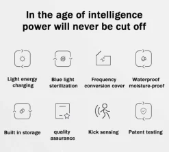 The Decor Haven Küche & Esszimmer|Gadgets Für Zuhause-Berührungsloser intelligenter Mülleimer – Sensor-Abfalleimer