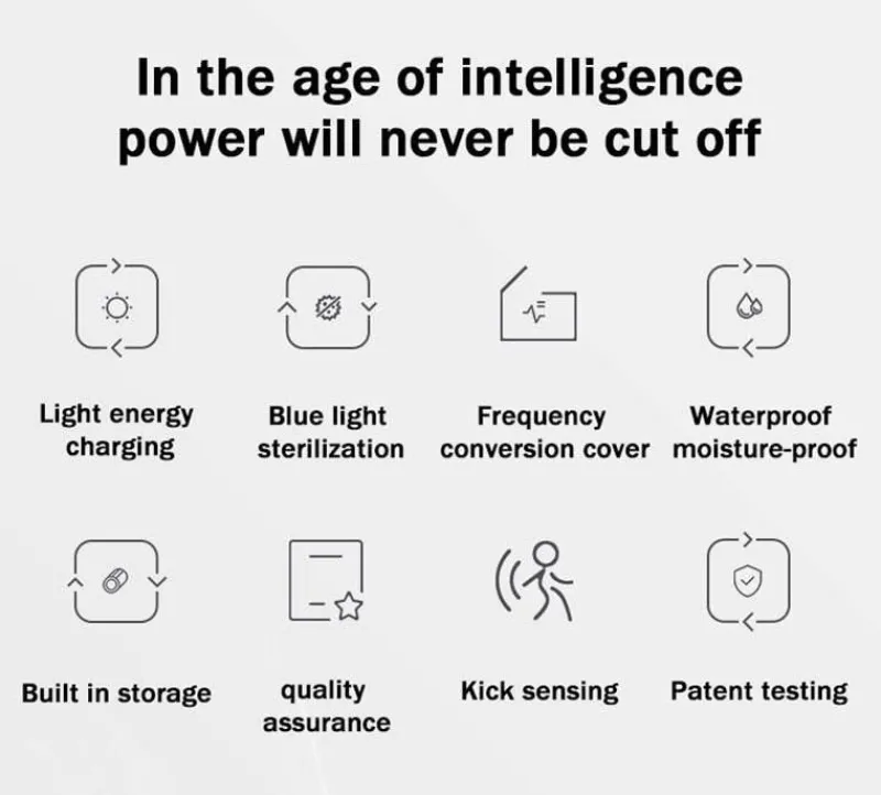 The Decor Haven Küche & Esszimmer|Gadgets Für Zuhause-Berührungsloser intelligenter Mülleimer – Sensor-Abfalleimer