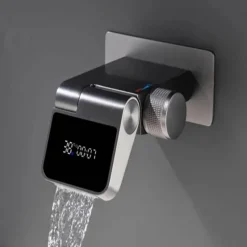 The Blissful Bath Badezimmer-Berührungsloser LED-Wasserhahn – Einstellbarer Durchfluss, moderner Wasserhahn für das Badezimmer