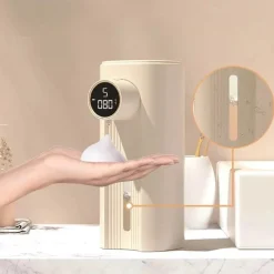 The Blissful Bath Badezimmer-Berührungsloser Schaumseifenspender - Automatisches Desinfektionsmittel mit LED-Bewegungssensor