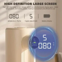 The Blissful Bath Badezimmer-Berührungsloser Schaumseifenspender - Automatisches Desinfektionsmittel mit LED-Bewegungssensor