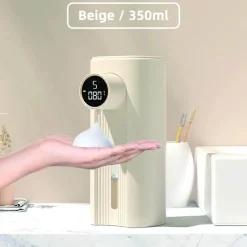 The Blissful Bath Badezimmer-Berührungsloser Schaumseifenspender - Automatisches Desinfektionsmittel mit LED-Bewegungssensor