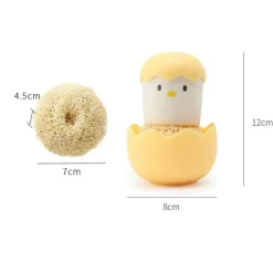 The Culinary Kit Küche & Esszimmer-Überraschungsei-Reinigungsbürste – Küchenschrubber