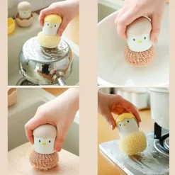 The Culinary Kit Küche & Esszimmer-Überraschungsei-Reinigungsbürste – Küchenschrubber