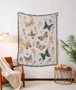 The Blanket Nook Bettzeug-Überwurfdecke im europäischen Stil – gemütliche Bettwäsche für draußen