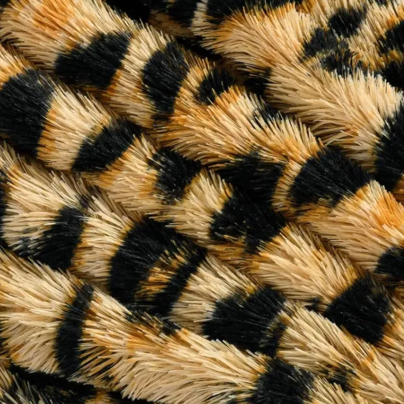 Cozy Haven Bettzeug-Überwurfdecke mit Leopardenmuster – Weiche Laura-Decke