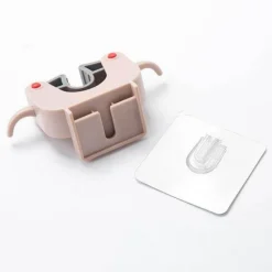 Tranquil Waters Badezimmer-Besen- und Mopphalter zur Wandmontage – Organizer ohne Bohren