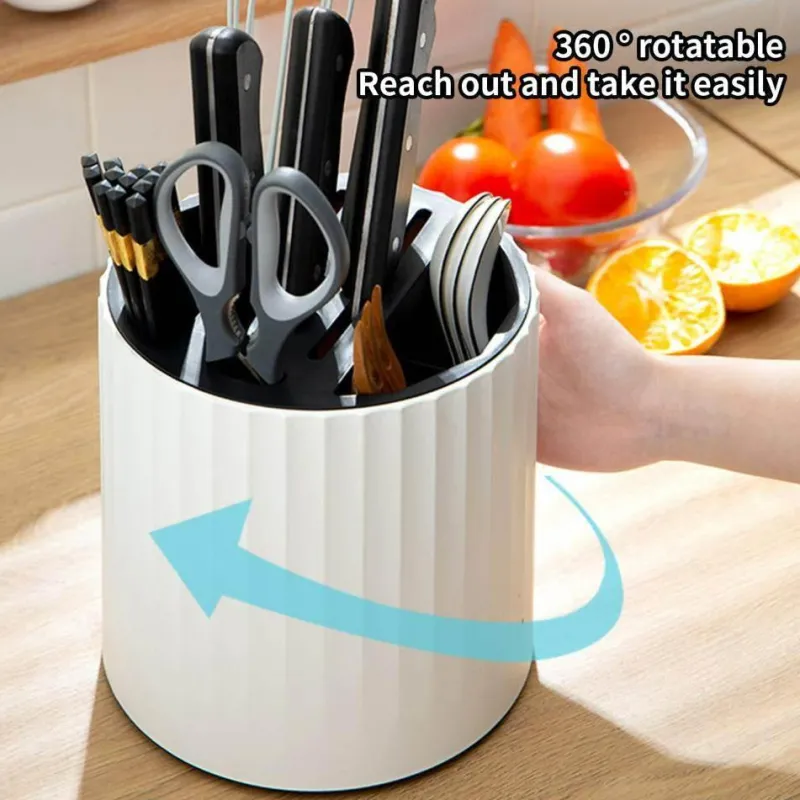 Space Savvy Küche & Esszimmer-Besteckhalter - Easy Storage Küchenzylinder