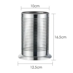 Tom Küche & Esszimmer-Besteck-Organizer aus Edelstahl – Aufbewahrungskorb für Küchenutensilien