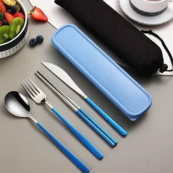 Tom Küche & Esszimmer-Besteckset aus 304 Edelstahl – stilvolles Reiseetui inklusive