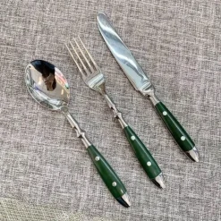 Plates u0026 More Küche & Esszimmer-Besteckset aus Edelstahl - Gabeln, Löffel, Messer