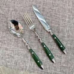 Plates u0026 More Küche & Esszimmer-Besteckset aus Edelstahl - Gabeln, Löffel, Messer