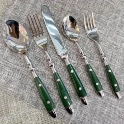 Plates u0026 More Küche & Esszimmer-Besteckset aus Edelstahl - Gabeln, Löffel, Messer