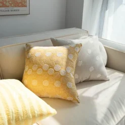 Cozy Cushions Bettzeug-Bestickter Kissenbezug - Dekoratives Akzentkissen