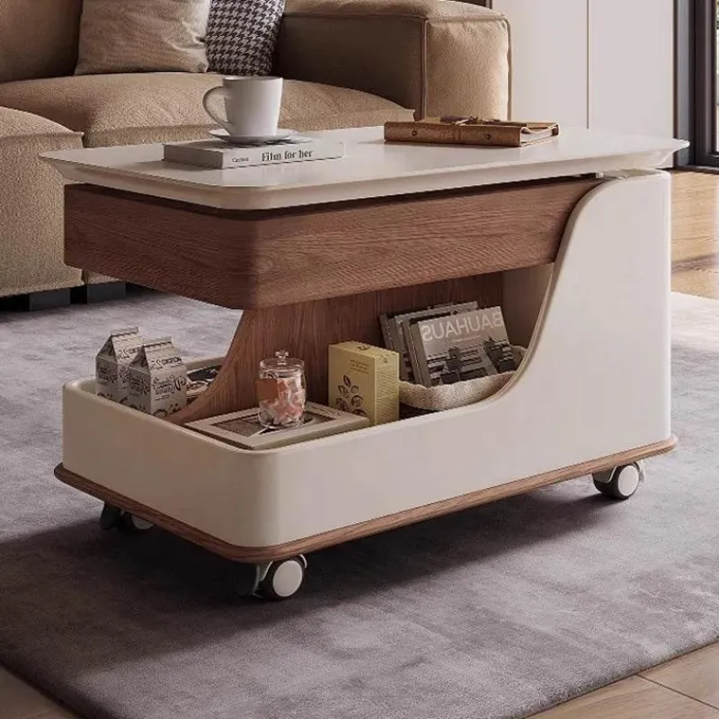 Cozy Living Möbel-Beweglicher Kaffee-Beistelltisch – platzsparendes Design