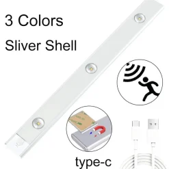 Comfort u0026 Style Beleuchtung-Bewegungssensor USB-Schrankleuchte - LED-kabelloses Nachtlicht