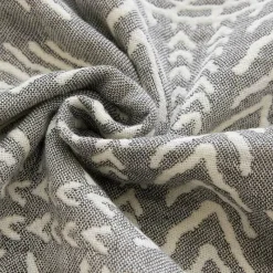 Wrap u0026 Relax Bettzeug-Böhmische Baumwoll-Überwurfdecke – vierlagige Gaze-Tagesdecke mit Quasten