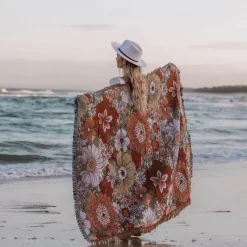 Snug u0026 Soft Bettzeug-Böhmische Blumendecke - Gemütlicher Freizeitüberwurf