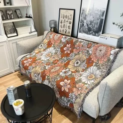 Snug u0026 Soft Bettzeug-Böhmische Blumendecke - Gemütlicher Freizeitüberwurf