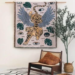 The Blanket Nook Bettzeug-Böhmische Outdoor-Decke – Luxus-Camping-Wandteppich