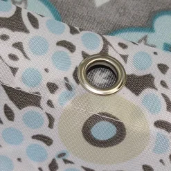 Aqua Essence Badezimmer-Böhmischer Blumen-Duschvorhang - Buntes Badezimmerdekor