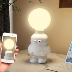 Bright Accents Beleuchtung-Bigfoot Schreibtischlampe - Einzigartige Sasquatch Resin Tischleuchte